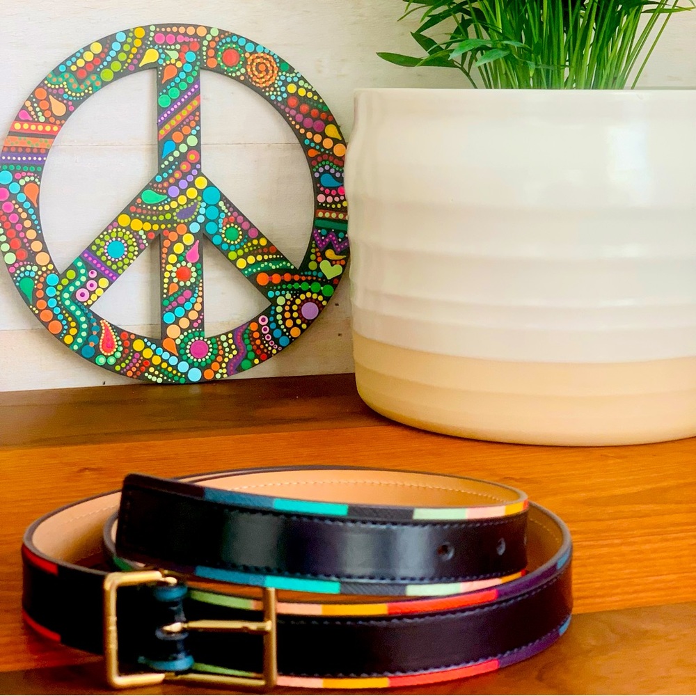 Paul Smith 🌈MultiColor Belt - Never Worn / NEW noTags - Size 80